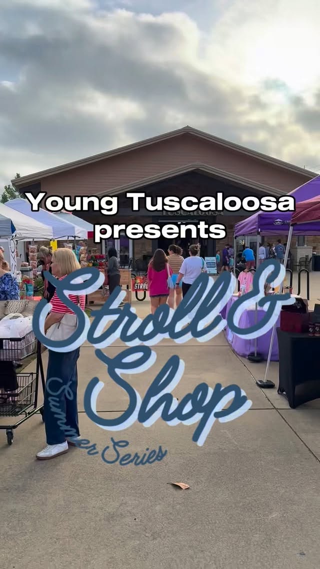 Coming up on April 18 is the first of our summer series: Stroll & Shop! Take a walk down the riverwalk and explore the farmer’s market with YT this summer, select Saturdays at 9am.
📍April 18
📍 May 9
📍 June 20
📍 August 8
RSVP at youngtuscaloosa.com 💻
#youngtuscaloosa