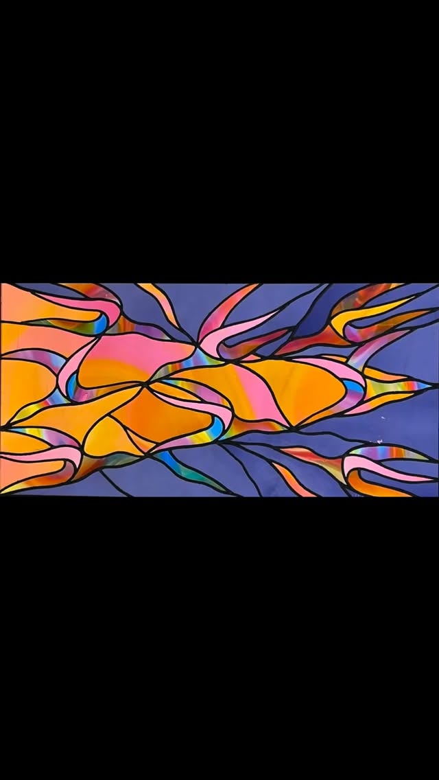 Migration in Flight. Mouth- blown glass from Lamberts & Elliot Walker #glassartists #ruskinglasscentre #stainedglass#contemporaryglassart #glassartwork