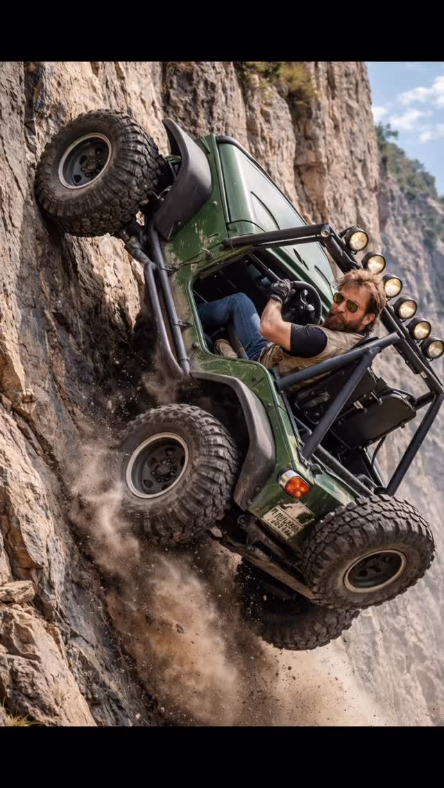 Chuck Norris drove his jeep right up straight walls!
#chucknooris #jeep #jeepwrangler #jeepsofinstagram