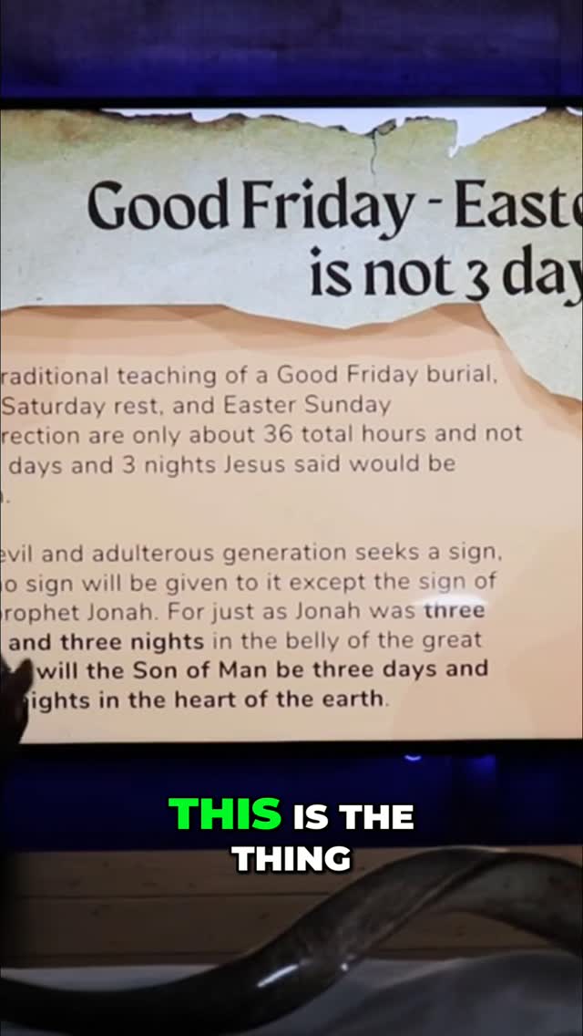 Did Jesus' prophecy of 3 days and 3 nights in the heart of the Earth align with the traditional Easter timeline? Let's explore the timing. #BiblicalProphecy #EasterTimeline #ChristianFaith #JesusChrist #BibleStudy #FaithJourney #ReligiousTruths #DeepDive