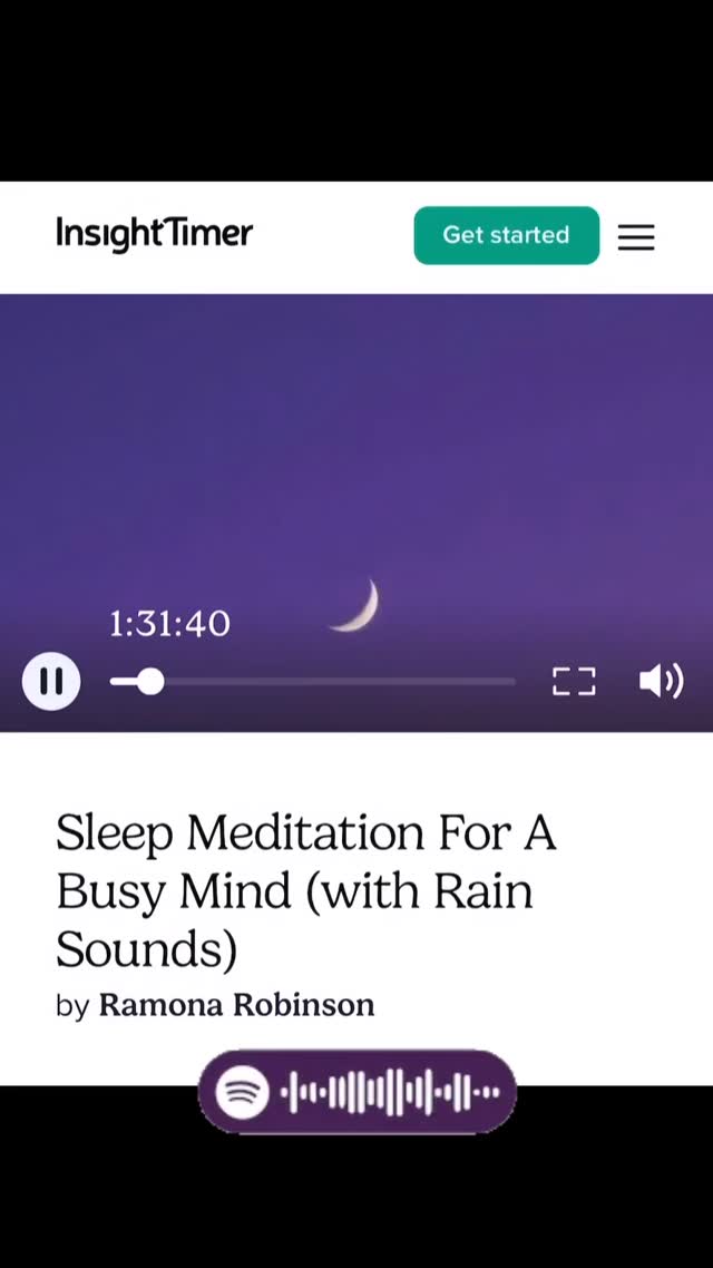 I make guided meditations that you can listen to for free on Insight Timer.
This one is for busy minds when it’s time to go to sleep.
It has an extended audio track so you can fall asleep to it without the recording abruptly ending.
Give it a listen and let me know how it goes. The link is in my bio and below. ✨😴
https://insighttimer.com/ramonarobinson/guided-meditations/sleep-meditation-for-a-busy-mind-with-rain-sounds
#insighttimerapp #sleep #meditation