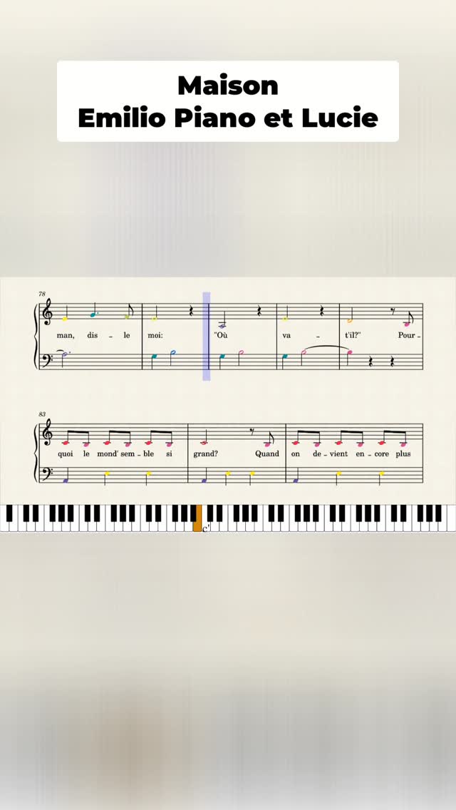 La partition et les paroles de la chanson prennent vie avec un piano virtuel. Voyez les notes, entendez la mélodie, jouez avec.
Link in bio
Visual sheet music and lyrics come alive with a virtual piano. See the notes, hear the melody, play along.
#Maison #EmilioPiano #MusicVisualizer #PianoPlayer #DigitalMusic #SheetMusic #VirtualPiano #MusicLearning #LearnToPlay #MusicApp #DigitalMusic #PianoTutorial #MusicLover