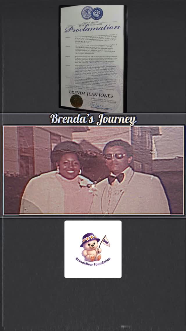 Today, April 5th, we honor a legacy that can never be silenced. 💜✨
The City of Rochester, NY has officially proclaimed this day as Brenda Jean Harrison-Jones Day — a powerful tribute to a woman whose life was rooted in service, love, and unwavering dedication to others.
For over 45 years, Brenda poured into the lives of children, families, and her community as an educator, caregiver, mentor, and advocate. She didn’t just teach — she nurtured, uplifted, and created safe spaces for those who needed it most. 🍎📚
But today is more than remembrance — it is recognition.
Recognition of a woman who gave endlessly…
Recognition of a life that mattered deeply…
Recognition of a story that continues to drive change.
Through the BrendaBear Foundation, her voice still speaks. Her impact still grows. And her fight — especially for those living with chronic pain and facing medical neglect — continues every single day. 🐻💜
We don’t just celebrate her…
We walk in her purpose.
Today, we stand proud.
Today, we honor her name.
Today, we declare that her legacy lives on — LOUDER than ever.
Happy Brenda Jean Harrison-Jones Day 🕊️💜
#BrendaBearFoundation #BrendaJeanLivesOn #ChronicPainAwareness #HealthcareJustice #medicallymetoo