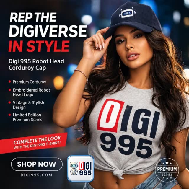 🧢 CLEAN. SIMPLE. POWERFUL.
The Digi 995 Robot Head Corduroy Cap
Built for everyday wear… designed to stand out.
✔️ Premium corduroy texture
✔️ Signature embroidered robot logo
✔️ Timeless streetwear energy
👕 Match it with the Digi 995 tee and keep it effortless.
✨ Elevate your fit:
https://www.rfr.bz/ie5d594
#Digi995 #MinimalDrip #CleanStyle #StreetwearEssentials #PremiumFashion #CapStyle #EverydayDrip #UrbanMinimal #StyleClean #ModernStreetwear #OutfitDaily #LessIsMore #TimelessStyle #FreshLook #WearDigi995