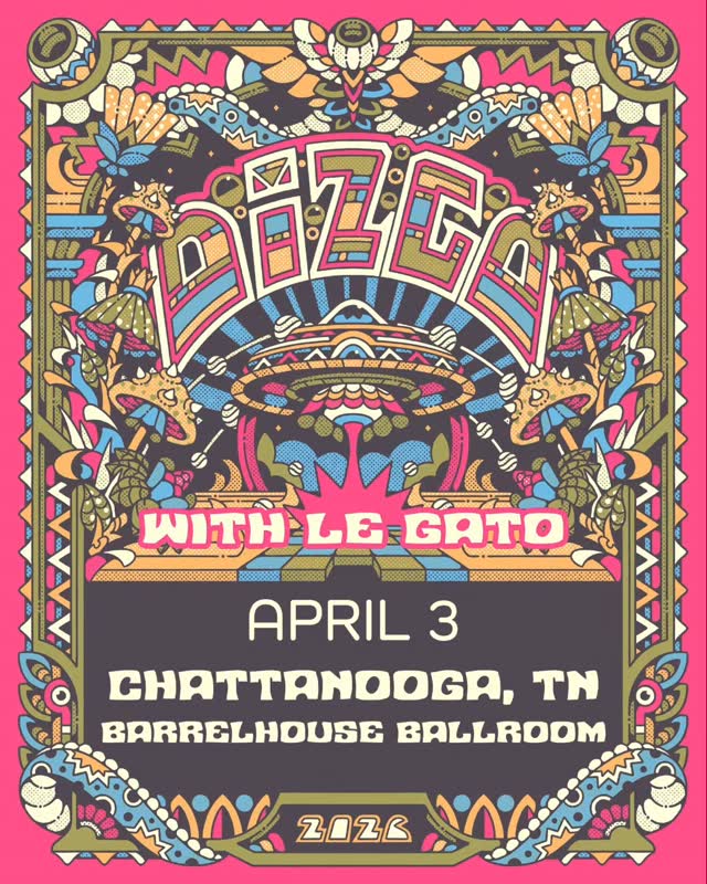 @barrelhouse.ballroom THIS Friday April 3rd with our homies @dizgo.band
We are ready to rage with you all, and are bringing the heat! This is NOT a show you want to miss 🐈👾
4/11 @chattanooga.outdoor.fest 5:30p
5/23 @riverfrontnights 7p
#chattanooga #prog #rock #funk #livemusic