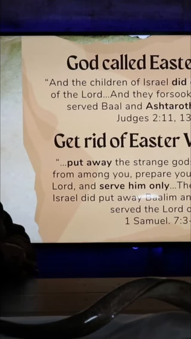 God's clear command: Abandon pagan rituals like Easter and Ashtaroth worship. Reject phallic symbols. Serve the Lord alone. True devotion means undivided loyalty. #BiblicalTruth #SpiritualWarfare #RejectionOfPaganism #ServeTheLord #FaithJourney #ChristianLiving #Holiness #Discernment #AncientWorship #BibleStudy
