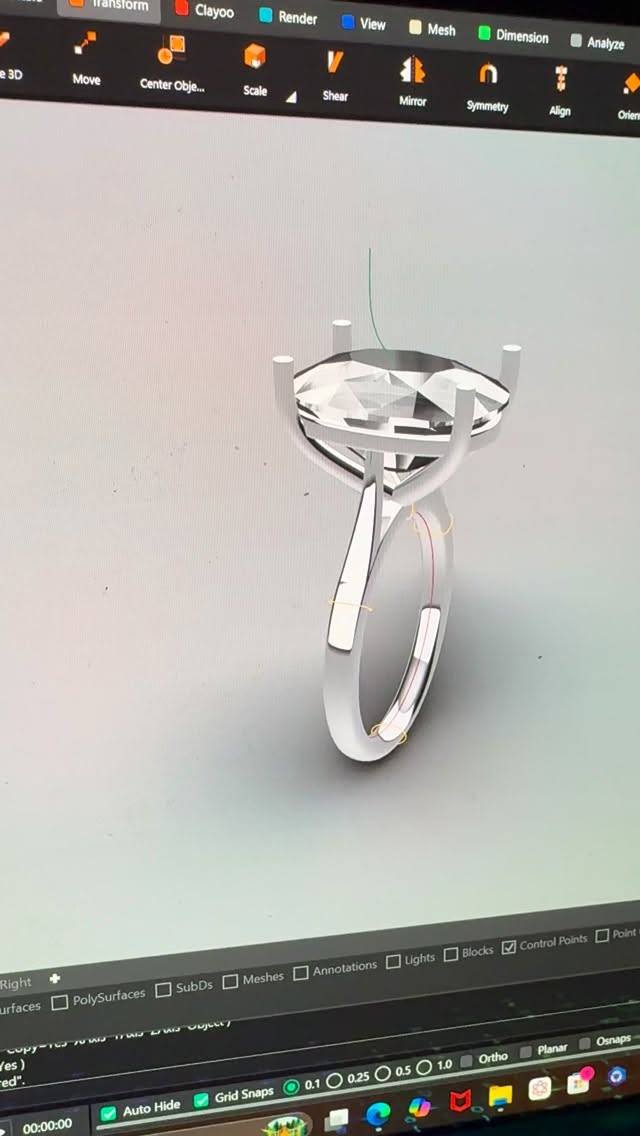 What’s the life of a jeweler is … endless cad lists but then the perfect cathedral hits you just right!!