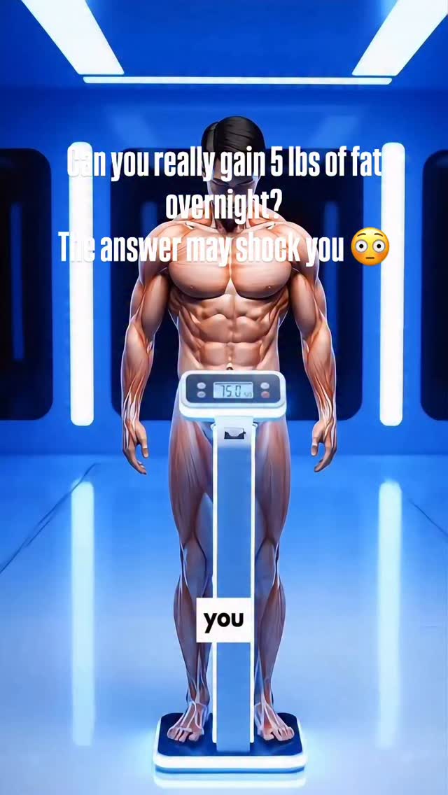 You didnāt gain fat overnight... the scale is just
showing water, not failure šŖ