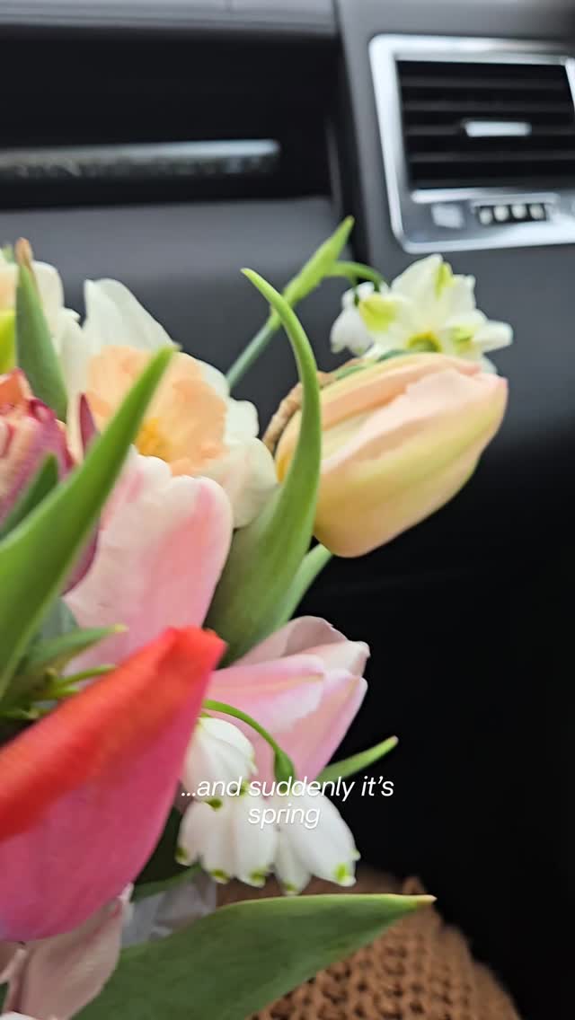 Spring, is really here. Even if tomorrow might be in the 80's, yes its still Spring season. Tulips are making their appearance and several other Spring blooms will start blooming as well, such as Ranunculus's, Anemone's, Lilly of the Valley, Alium and others. We are excited for each one. Our 2026 Flower Subscriptions are sold out, but we usually have extras, but they sell out fast, so DM me or click the link in the bio and pre-order your Bouquet today. 👏🏽🙋🏽♀️👩🏽🌾💐