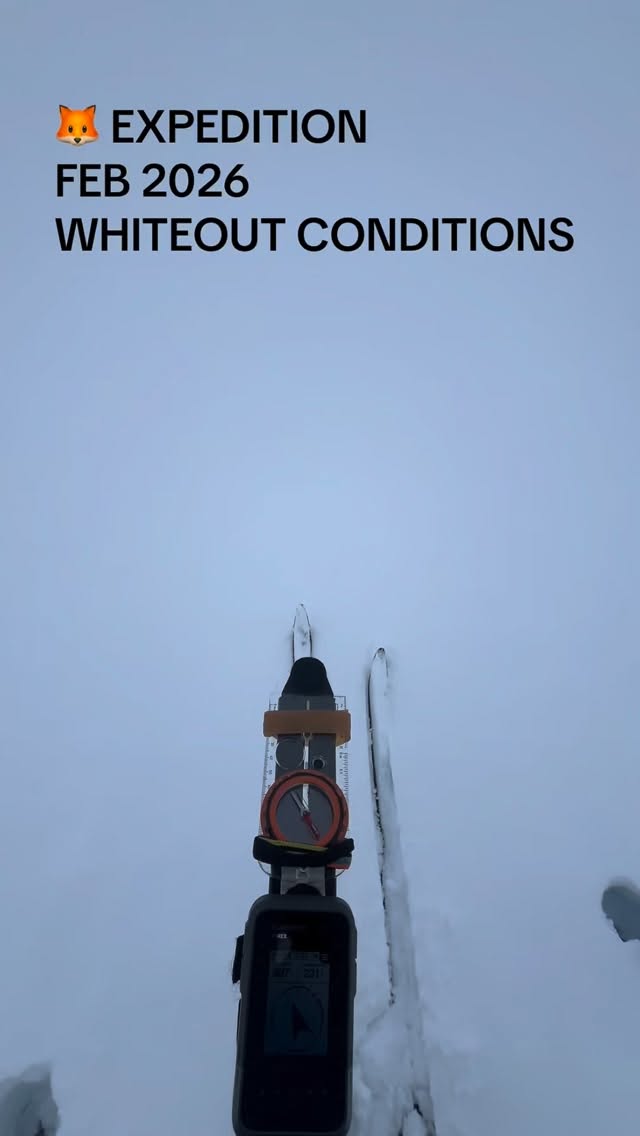 Whiteout, no visiblity, just my compass.🧭
You can’t predict the weather at the best of times and certainly not on a solo expedition in Norways Hardangervidda! 🏔️
This was essentially a zero visibility or “whiteout” day and perfect for keeping my navigation skills sharp.
I had to solely rely on my compass, map work, gps waypoints and any land marks when they would occasionally appear to have any idea where I was. 👀
Keep your skis straight, keep an eye on your compass, stay focused and you won’t get lost which can be very dangerous out here there in the wilderness!!
Fun times. 🤩
#wildcamping
#wintercamping
#norway
#soloadventure
#extremeconditions
