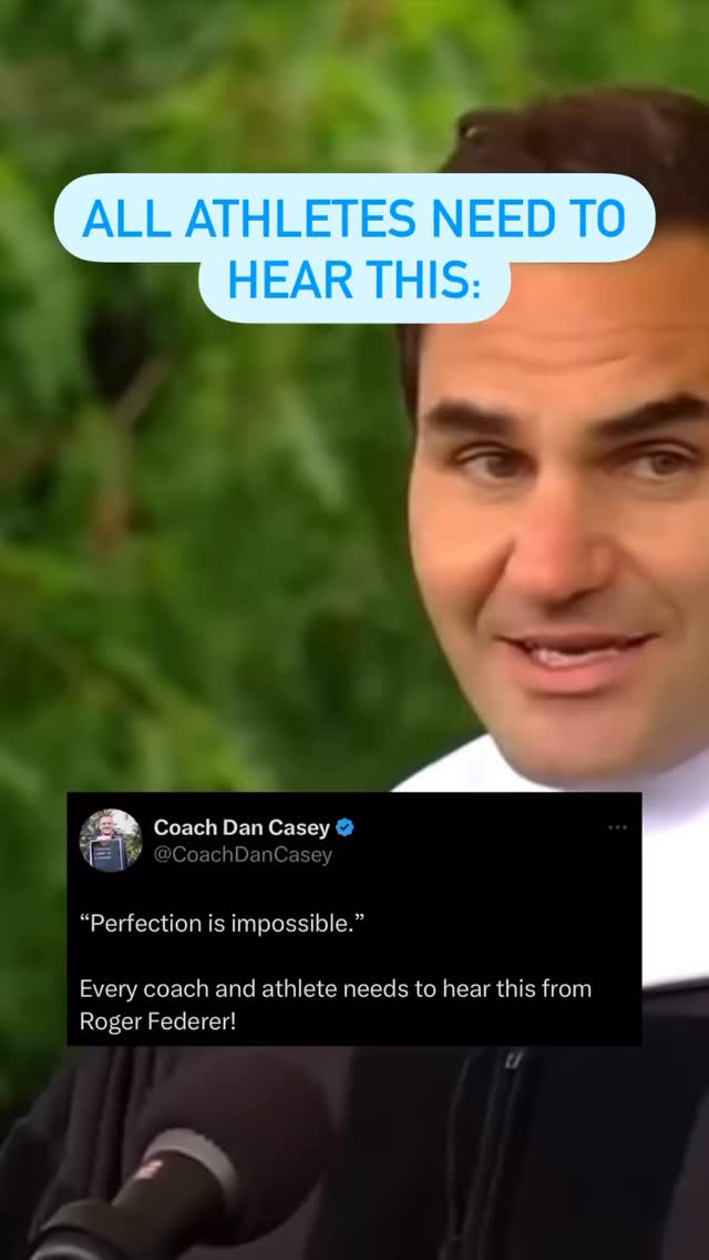 🔹BEING PRESENT🔹
#RogerFederer wins about 80% of his tennis matches. However, he only wins about 54% of points. This statistic puts things into perspective.
Sports are a rollercoaster. It’s up, and then it’s down. The more time you dwell on the past or worry about the future, the more likely you are to struggle.
Being PRESENT is the most important skill in sports 🧠
• • •
#Federer #athletes #athletesofinstagram #athletetraining