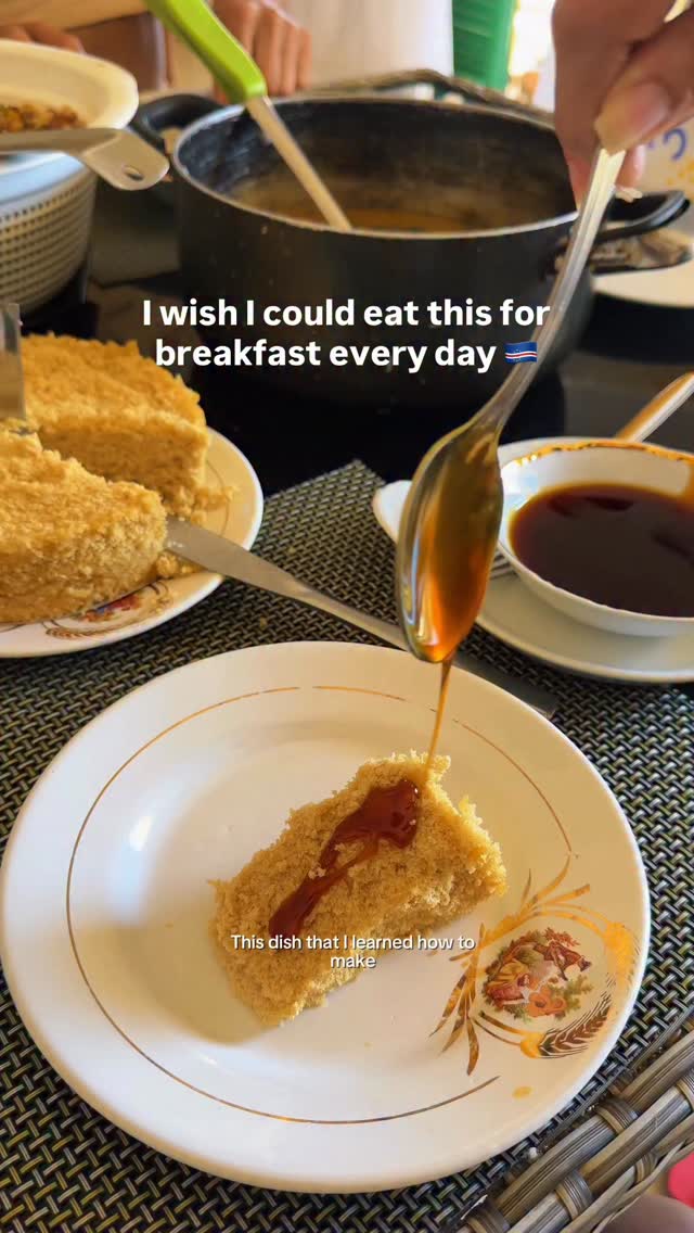 The best part- I learned how to make this during a Cachupa cooking class in Sal 🇨🇻! My host Melany showed me after I asked about it during class.
I also think this dish is eaten in Brazil! My Brazilians tap in 🇧🇷🫶🏾
Have you had something like this before?
capeverde