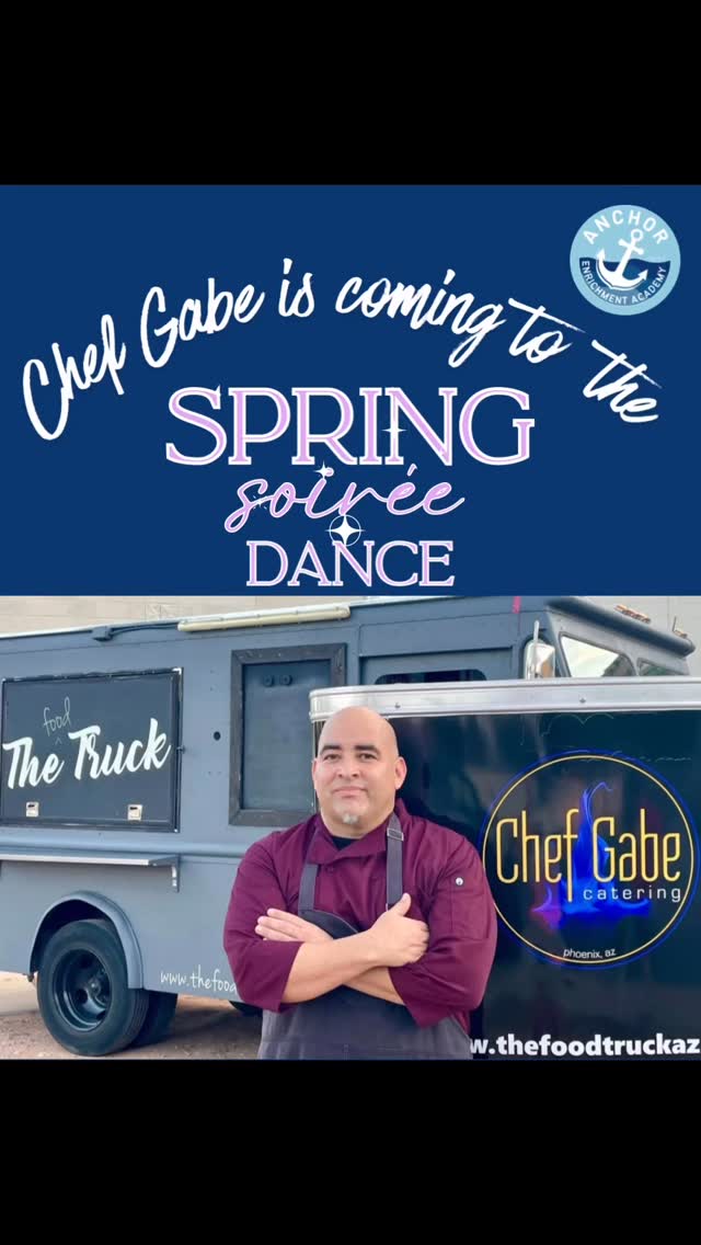 Chef Gabe is rolling up to Anchor’s Spring Soirée Dance with his famous taco truck, serving up delicious bites ALL night long! From the first song to the last dance, guests can grab their favorite tacos and keep the party going without missing a beat.
Good food, great music, and nonstop fun—this is one night you won’t want to miss! 💃🕺🌮
Dance Tickets available at https://www.zeffy.com/en-US/ticketing/spring-soiree-dance