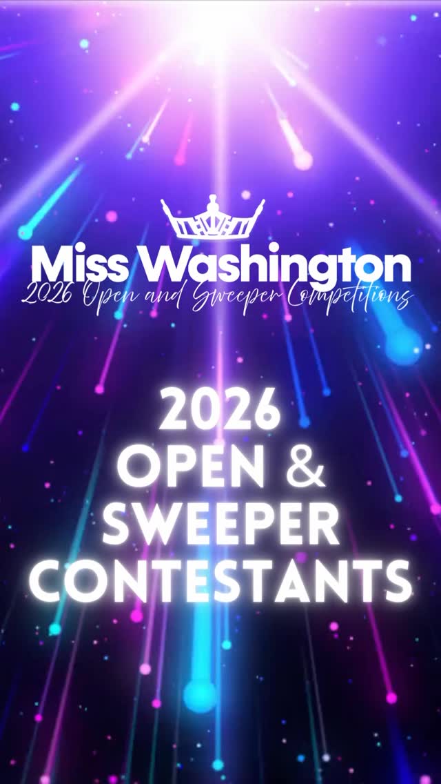 In less than a week, we will have completed the Miss Washington Class of 2026 by crowning four titles in our Open competition and four more in our Sweeper competition! Here are your 18 contestants vying for these titles and their ticket to the Miss Washington stage! To watch the show live in Olympia on Sunday April 12, check the link in bio!
#missamerica #misswashington #preliminary