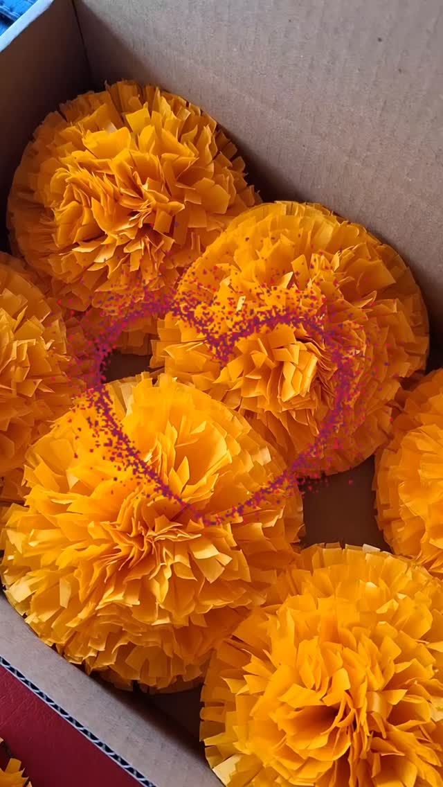 Flores de cempasúchil de papel seda, hechas con dedicación y ese toque especial mexicano que llena de alegría cualquier espacio 💛
🌸 Caja con 6 flores de 11 cm.
🎨 Colores vibrantes: fucsia, morado, naranjo y versión multicolor.
🧡 Perfectas para decorar altares, fiestas y momentos especiales.
Cada flor es liviana, delicada y reutilizable, ideal para crear ambientes llenos de tradición y color ✨
#fiestamexicana
#cempasúchil
#decoraciónmexicana
#diademuerto
#ᴅɪᴀᴅᴇʟᴀᴍᴀᴅʀᴇ