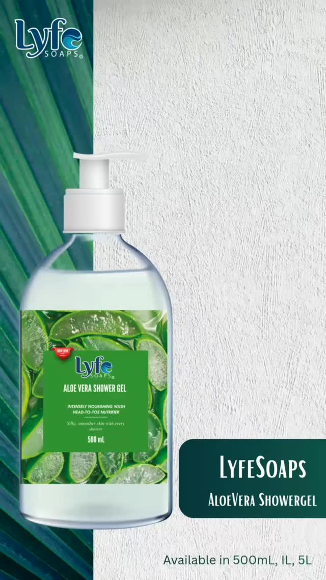 Lyfesoaps Aloevera showergel is the best.
