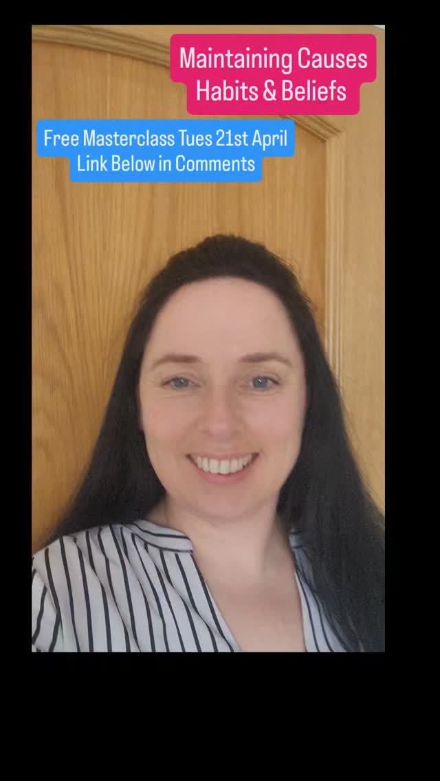 Join me Free Masterclass Tues 21st Apr at 1pm
Maintaining Causes, Habits, Beliefs understand how they are controlling whats showing up on the external world, how they are causing your physical symptoms anxiety, stress, overwhelm, burnout, sleep disturbance, digestive disorders, aches & pains
https://zoom.us/meeting/register/nWOTQc3YQYes2rexnt_03Q
#dkholistictherapies #paradigms #dynamitelifestyle #habits #beliefsystem