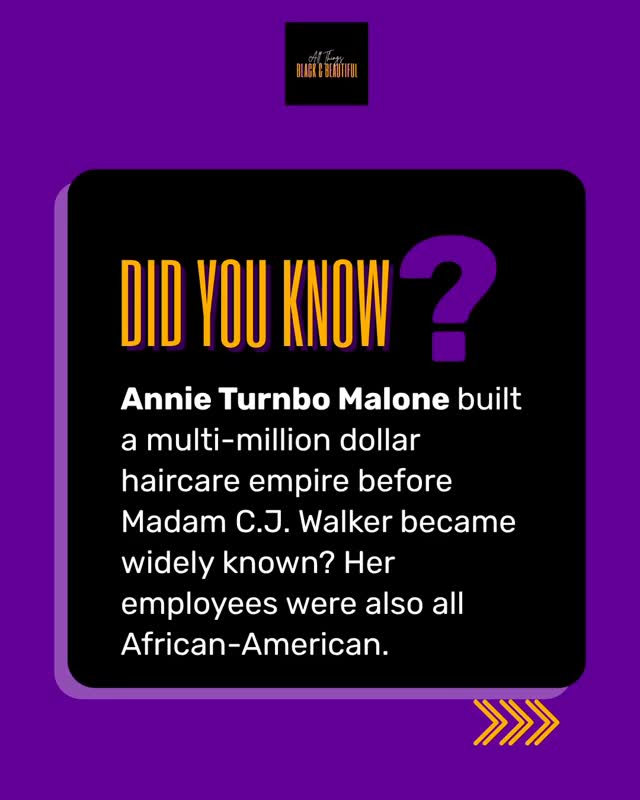 Malone also established Poro College, a cosmetology school and center.
It employed nearly 200 people in St. Louis. Through its school and franchise businesses, the college created jobs for almost 75,000 women in North and South America, Africa and the Philippines: a fine example of wealth and impact going hand in hand.
Her legacy showcases the power of entrepreneurship to uplift entire communities, inspiring future generations to lead with purpose, innovation, and vision.
#BlackWomeninBusiness
#BlackWomensHistoryMonth
#BlackBusinessNetwork
#buildinglegacy
#generationalwealth
