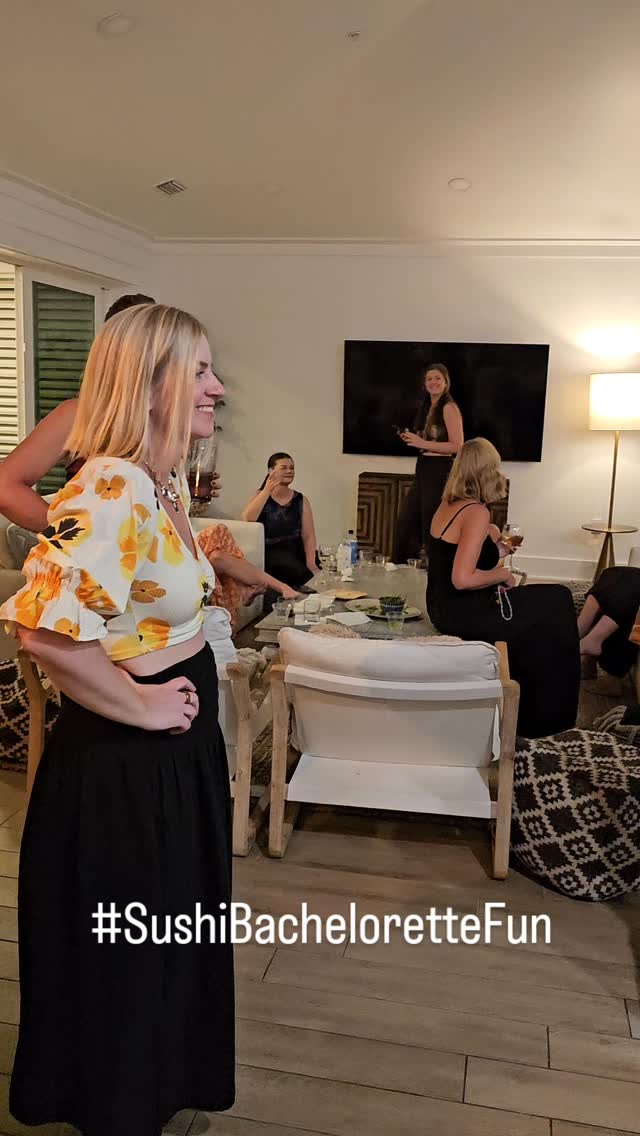 Just another fantastic #sushi ushi #bacheloretteparty on #30a . CALL US FOR YOUR NEXT EVENT!