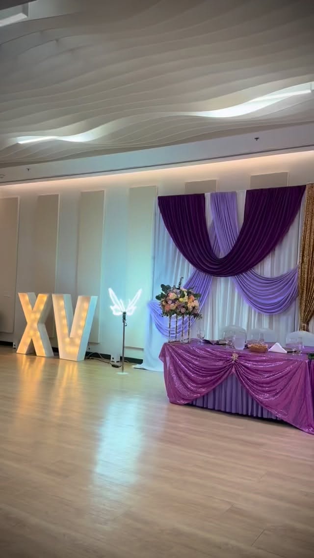 Huge shoutout to our amazing client for trusting us with this special project! We’re excited to share that although we’re new to the Sacramento area, we are officially booking quinceañeras—and we’re your one-stop shop for it all ✨
From chairs, tables, and linens to pipe & draping, thrones, and more—we’ve got everything you need on-site to bring your vision to life.
We offer over 1,000 draping color options and exclusive package deals with discounts available!
Don’t wait—secure your date now and let us make your quince unforgettable 💫
Pipe and draping backdrop marquees letter and butterfly 🦋 done by BRILLIANTLOUNGESAC
#sacramentoquinceañera #quinceañeras #sacramento #mackpowelleventcenter #onestopshop