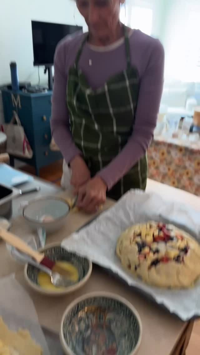 Savory Pastry Class - these ladies had fun learning how to make pate a choux, French Galette, and French pastry cream.Fun day in the kitchen had by all!#pastrychef #lecordonbleuparis #cookingclass #newbern