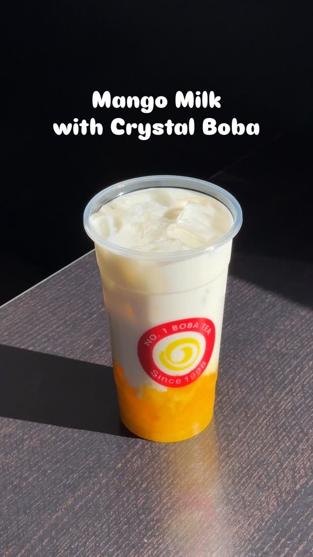 MANGO MILK WITH CRYSTAL BOBA
So creamyyyy and perfectly complimented with Crystal Boba! 🥭
Perfect flavor for the spring season! Have you tried it? 🌼
#no1bobatea #vegasboba #texasboba #dessert #cafehopping