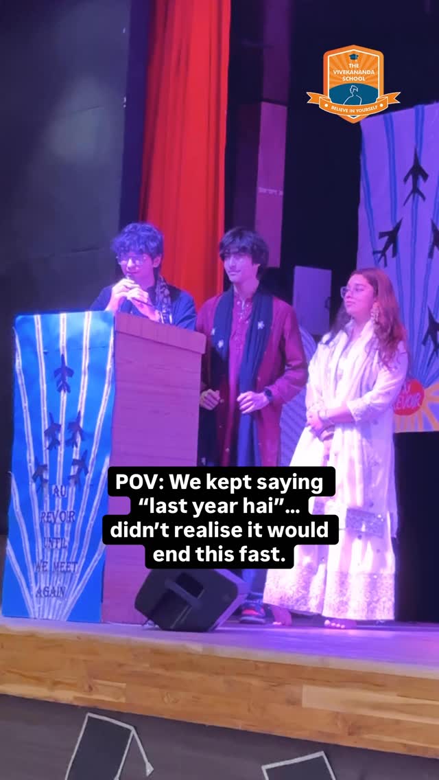 Drop in the comments below with 1 memory you will always cherish of your school 🧡
#thevivekanandaschool #gurgaonschools #farewell #alwaysavivekian #bestschoolingurgaon