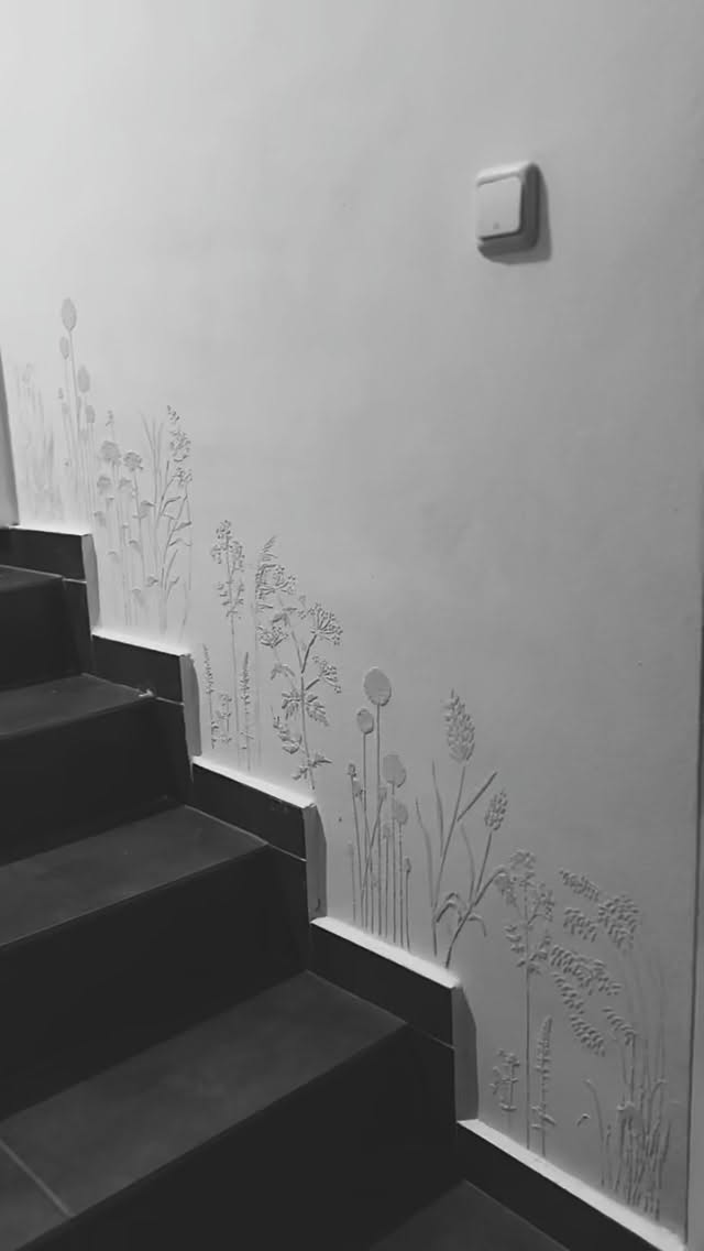 DIY plaster for a delicate interior decoration. #withnatureinmind