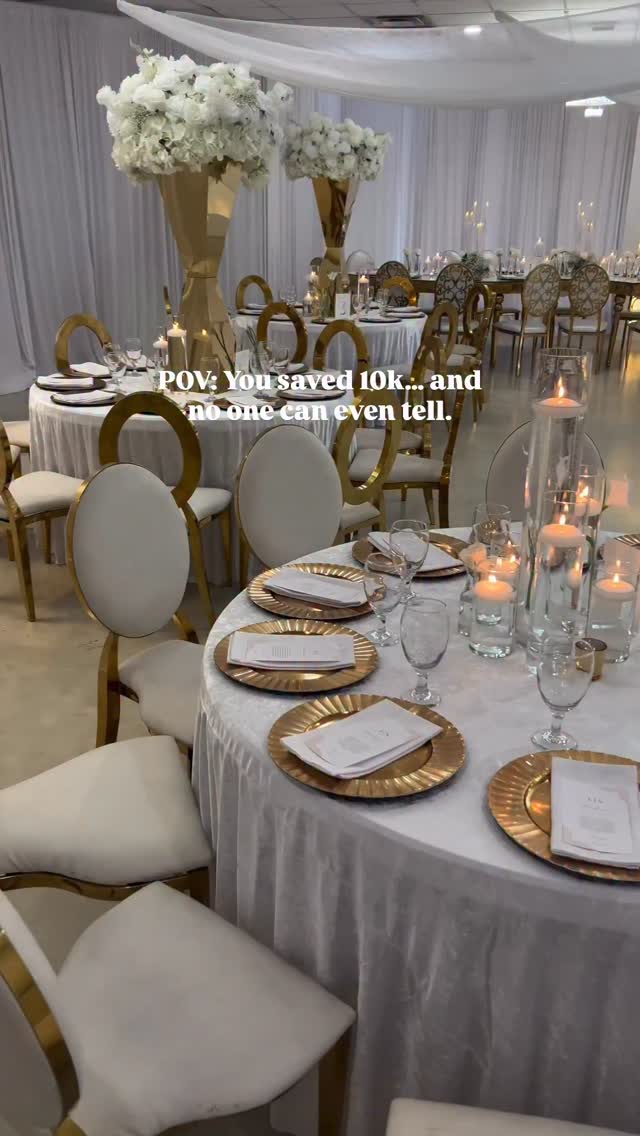 Micro weddings done right will always look and feel this good.
We handle the space, the setup, and the details so you can actually enjoy your moment.
Limited dates available.
thegoldenmirage.com | 248-607-2820
#microweddings #detroitmicrowedding #goldandwhiteweddingdecor