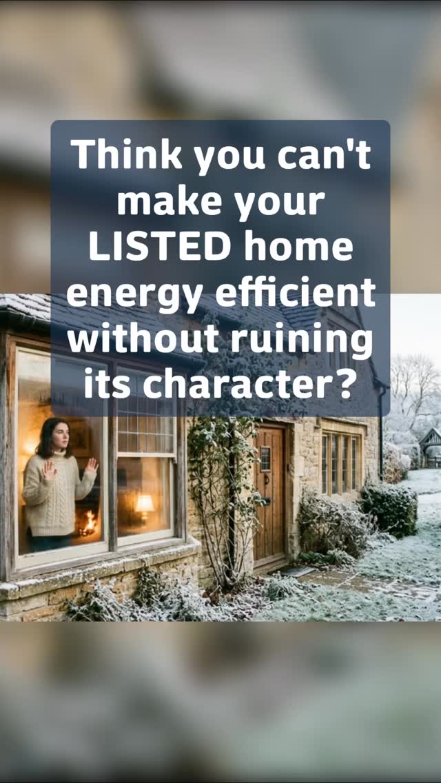 The best time to winter-proof your home? Right now. Don’t wait for the first frost to realise your listed property is drafty. According to @historicengland, summer is the perfect time for making energy-efficient changes.
While the sun is out, here is your Heritage Winter-Ready Checklist:
1. Draught-Proofing (Dry surfaces!): Use the dry weather to apply draught strips and seals. Adhesives and caulks bond far better to warm, dry frames than damp, cold ones.
2. Curtain Upgrades: Order your thermal linings now. Beating the autumn rush means your windows will be “sweater-ready” before the temperature drops.
3. Shutter Service: Summer is the perfect time to ease and adjust original wooden shutters. Lubricate the hinges and ensure they close tight to trap air this winter.
4. The Loft Check: It’s much safer (and dryer) to install sheep’s wool insulation in the summer. Ensure your roof space is ventilated now to prevent winter condensation.
5. Secondary Glazing: Install it now to enjoy the soundproofing benefits all summer, and you’ll have the thermal barrier ready the second the heating goes on.
Preparation is the ultimate energy saver. Tap the link in bio for the @HistoricEngland guide to seasonal maintenance. #architecture #property #listedbuilding #wiltshire #somerset