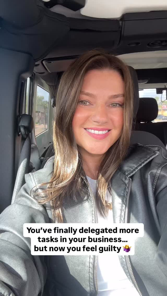 Things are finally working in your business… and this is when the guilt often shows up.
You’ve delegated more.
You’re not stuck in the day-to-day like you used to be.
There’s more space in your week… and even space to enjoy your life a bit more.
And yet it can feel uncomfortable 🤷♀️
Like you should be doing more.
Like it looks wrong to your team.
Like you’re somehow getting away with something.
So the instinct is to fill the space again.
Jump back in. Stay busy. Keep moving.
But that space you’ve created?
That’s not something to fix.
It’s where you step back enough to think clearly.
To make better decisions.
To actually lead your business, rather than just keep it running.
This is something I’m really intentional about in my own week too - even something as simple as stepping out to a café to create space to think, plan, and step out of the day-to-day.
So if things are starting to feel a little “too calm”…
Before you rush to fill it -
pause.
That space might be exactly where your next level has the opportunity to come to fruition.