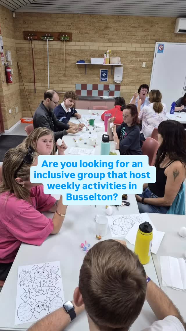 Welcome to GAP!
The Group Activities Program run by Enable WA Coordinators and Support Workers, is a weekly catchup for creating, learning, and building friendships!
It’s $15 to take part (to cover materials and venue), and we meet at @thepeopleplacebsn on a Friday. If you’re interested, please call our Busselton office for more information!
📞 (08) 9792 7500
#NDISAustralia #DisabilityWA #AlliedHealth #SupportWork #SupportWorkers
