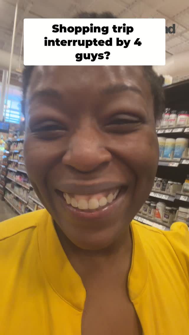 I'm in the grocery store in a house dress, non-matching socks, Birkenstocks, and some old plaits. No makeup. No earrings. Nothing.
Hit on four times. I was basically proposed to, then asked to be taken out in a yacht, then almost got “flewed out” lol. All in some slides.
But when I'm all done up? Invisible.
And I think that's because people can feel when you're not performing. When you're just... you. Unedited. Not adjusting for the room.
That's the thing nobody tells you — the version of you that isn't trying to be received is usually the one that gets received the most.
That's what I teach. How to stop editing yourself and trust what's already there.
Free live workshop: Stop Second-Guessing — April 16, 6 PM CST. Link in bio or DM me "IN." #GroceryStoreDiaries #EverydayLife #JustMyLuck #SocialInteractions #ReelsFun #PeopleWatching
