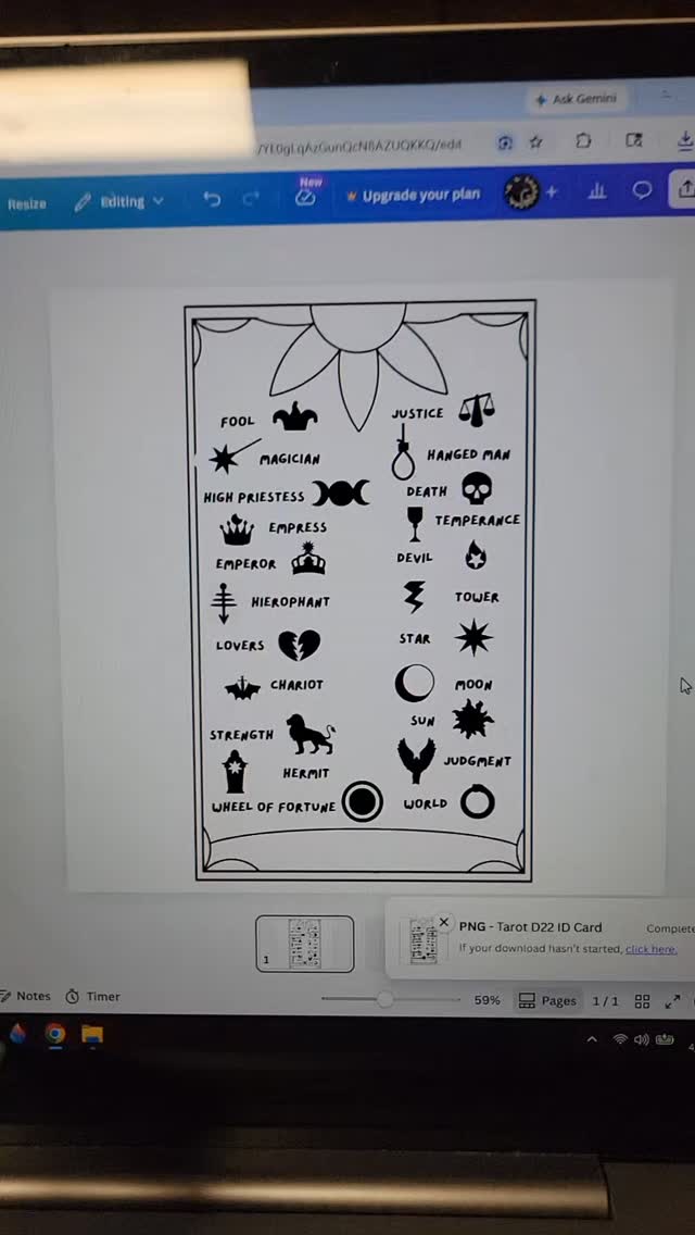 the tarot d22 and where I am at with it #dice #tarot