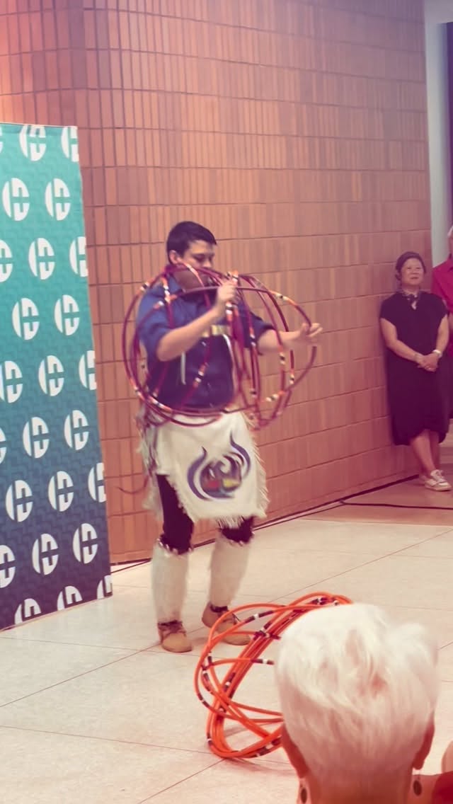 As part of the community celebration for the new Central Health Hancock facility, local health leaders invited a member of the Hopi Tribe, Stephen Freeman, to perform a traditional Native American hoop dance, symbolizing the never-ending circle of life. It was a way to honor the original inhabitants of this land. The first phase of the new health center opens on April 24. @centralhealthtx @communitycareatx @senderohealthplans_