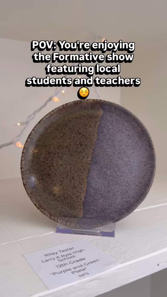 Our formative years set us up for the lives to come, and I have a feeling these kiddos have a future in the arts! Get in while you can so you can earn bragging rights for being at their first show 😋
Formative is a K-12 show featuring local students and their teachers! It isn't our first show of this kind, but it is the first one where you can purchase work ☺️☺️ We promise it's worth it
#cincinnatiart #cincinnatismallbusiness #ceramic #pottery #artgallery