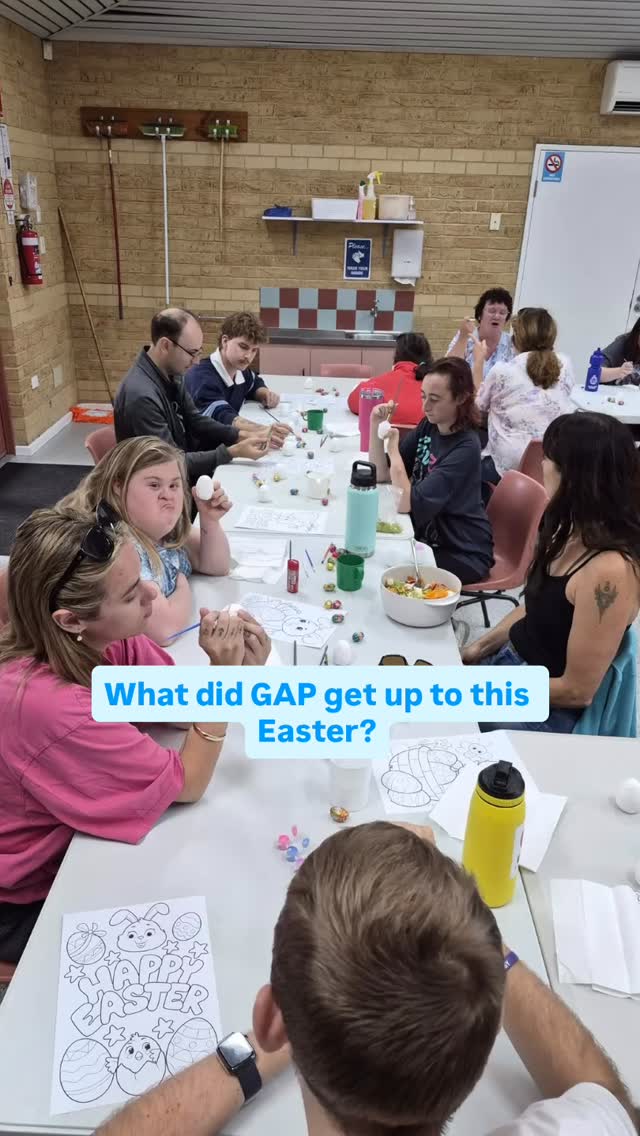 Each Friday, the Busselton Group Activities Program get together to create, learn, and make new friendships! For Easter, we decorated these plaster eggs 🐣
GAP is $15 to take part (to cover materials and venue), and we meet at @thepeopleplacebsn on a Friday. If you’re interested, please call our Busselton office for more information!
📞 (08) 9792 7500
#NDISAustralia #DisabilityWA #AlliedHealth #SupportWork #SupportWorkers