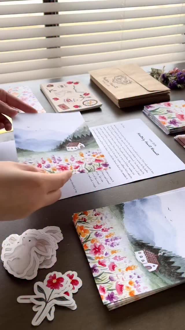I can’t believe I get to send my first mail club month to 14 people 🥹💗 there is still one week left to join for this months edition! Link in bio.
Paper Heart Mail Club is a monthly snail mail subscription, filled with charm, original artwork, and gentle reflections inspired by the season sent directly to your mailbox.
What’s Inside:
5x7 fine art print
A monthly activity
A few themed goodies
A heart moment letter
Monthly and one-time option available! (U.S. and international available for one-time)
#snailmail #mailclub #printclub #penpal #whimsicalart