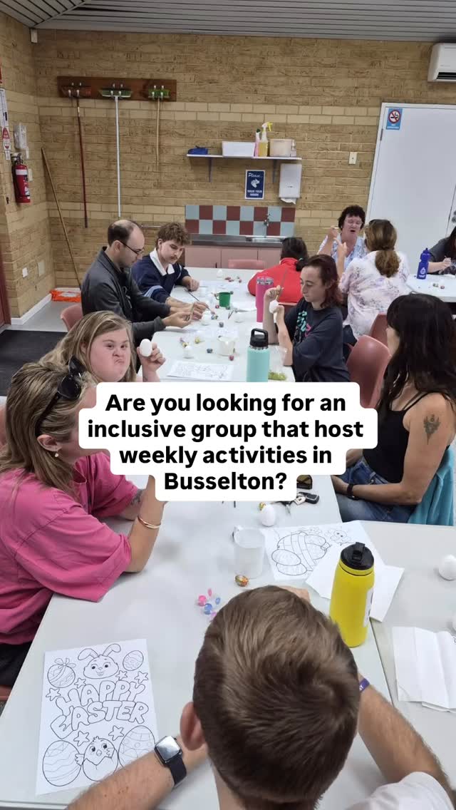 Welcome to GAP!
The Group Activities Program run by Enable WA Coordinators and Support Workers, is a weekly catchup for creating, learning, and building friendships!
It’s $15 to take part (to cover materials and venue), and we meet at @thepeopleplacebsn on a Friday. If you’re interested, please call our Busselton office for more information!
📞 (08) 9792 7500
#NDISAustralia #DisabilityWA #AlliedHealth #SupportWork #SupportWorkers