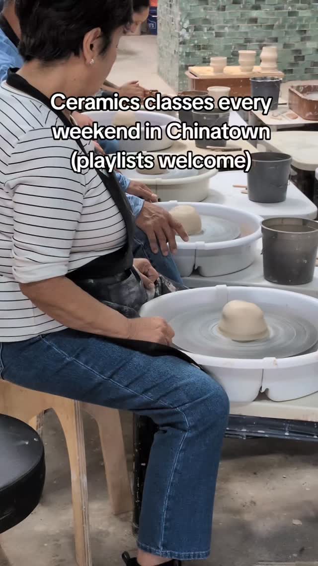 Sign up with code TIKTOK10 to get 10% off your next class! #ceramics #wheelthrowing #pottery #LA #fyp