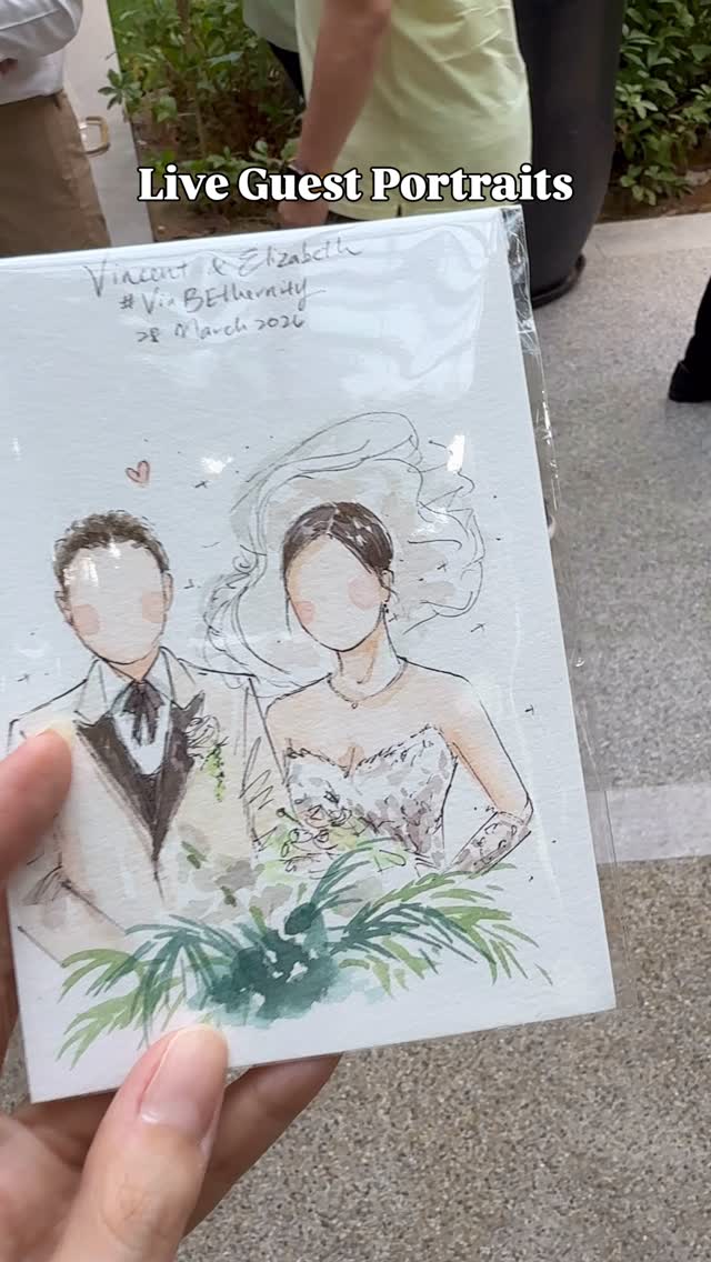 POV: you hired a live painter for your wedding
and now your guests leave with more than just photos ✨
Live Guest Portraits
•Faceless edition•
#capturedbyjeanc #artbyjeanc #liveweddingpainting
