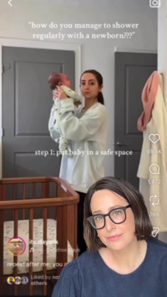 I’m not saying you can’t put your baby down for a shower - I did this when I needed to. Self care is so important.
BUT if you cannot - and there are so many reasons why that might be - that’s ok too.
Highly sensitive babies are A Thing.
Am I being over sensitive about this myself though?