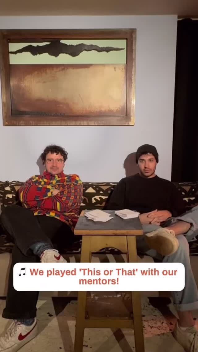 We gave our mentors a ‘this or that’… just not with their own instrument 🎷🎸 Some stayed diplomatic, others couldn’t switch fast enough. 👀
Mentors:
@fleap.shmeap & @miguel_valente28
@joelsvedburger & @johnny_biner