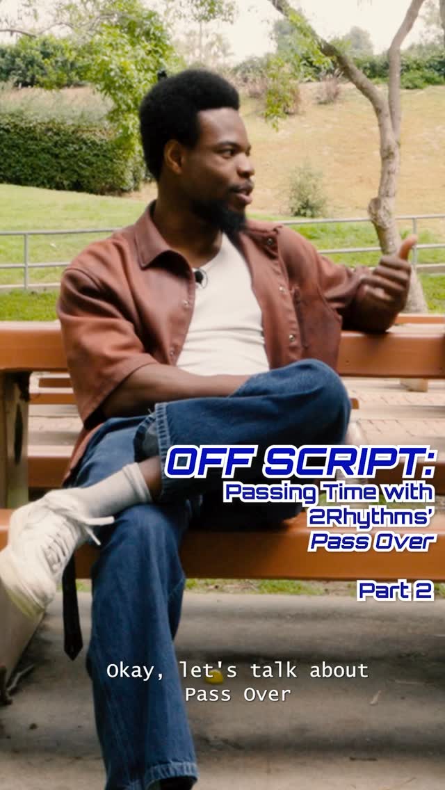 The road to Pass Over at 2Rhythms wasn’t a straight line—it was six years of waiting for the door to finally open. ‘Off Script: Passing Time with Pass Over’ tells about the hurdles of getting to where we are now by the two leads, Jozben Barrett and Blessing Oluwole.
Written by Antoinette Nwandu (@anwandu), directed by Bruce A. Lemon Jr. (@balemonjr) and starring Jozben Barrett (@jamrockarmo), Blessing Oluwole (@hiimblessing), and Timothy Davis (@itstimothydavis).
Video captured by Johannes Escano (@johunnidfilms) & Yesenia Padilla (@padillayesenia_) and Edited by John Otero (@jonos_records).
Meet them on the block. Tickets are on sale, visit the link in our bio to grab some! You don’t wanna miss out! We open May 1st and run until May 10th. Two weekends, six shows. Pass. Over.
#2rhythmstheatre #thestage #latheatre #blackandbrown #losangelestheatre