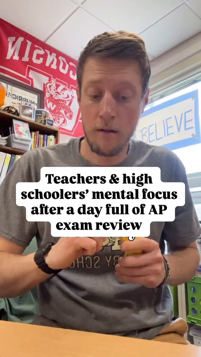 Where’s the lie 😂
Seriously though, hang in there!!
#teachersofig #teachersofinsta #highschoolstudents #apexams #finalsweek