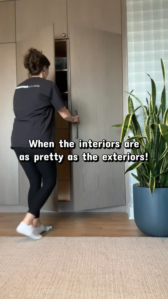 When the interiors are as pretty as the exteriors! #organizedhome #organizedlife #organizingthemainline #mainlinepa #organization