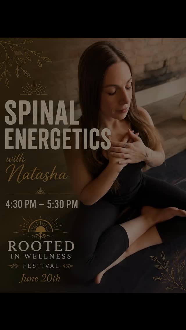 Join @natenergyhealer for Spinal Energetics from 4:30–5:30 PM at the Rooted in Wellness Festival on June 20th ✨ @rideaupinesfarm
Spinal Energetics is a gentle yet powerful modality that works with the nervous system, energy, and emotional release to help the body reconnect, unwind stored tension, and move into greater balance and alignment.
Natasha creates grounded, supportive spaces where people feel safe to release what no longer serves them and reconnect with themselves on a deeper level.
🎟️ Tickets available through the link in bio or www.onewellnessottawa.com
#spinalenergetics #ottawafestivals #ottawawellness #ottawaevents #innerpeace