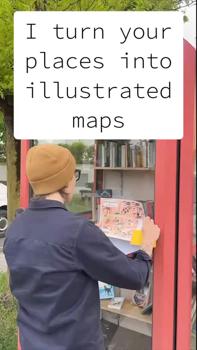 “There are small places that quietly hold a community together.
The Bibliocabine of Capriasca are like that—
little points of exchange, where stories move from one person to another,
without ever really disappearing.
When I drew this map, I kept thinking about all the invisible moments they’ve held:
books passed on, notes left inside, unexpected discoveries.
It’s not just a map of where they are—
but of how stories travel through a place. Do you need a custom map? We can make one for you! #illustratedmap #illustratedmaps #illustrator #customillustration #customillustrations