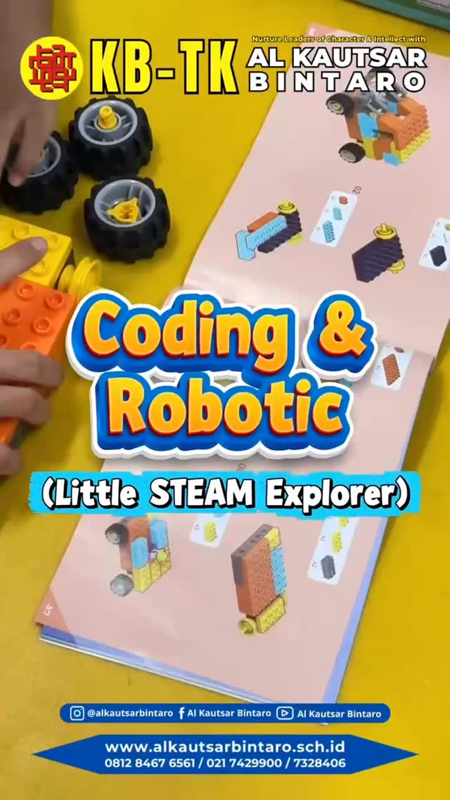 š Saatnya naik level! Belajar teknologi jadi lebih fun dan interaktif! š
Belajar coding & robotic bukan cuma soal teknologi, tapi tentang melatih logika, kreativitas, dan keberanian menciptakan masa depan.
Mulai dari nol, berkembang bersama, dan wujudkan ide jadi karya nyata! āØ
Karena masa depan dimulai dari skill hari ini āØ
š Promo Spesial! Diskon 20%š
Yuk segera daftar dan jangan sampai ketinggalan!
š Hubungi Admin: 0856-9363-6300
Al Kautsar Bintaro - School Robotic Center
#CodingForKids
#RoboticClass
#BelajarCoding
#STEMEducation
#FutureSkills