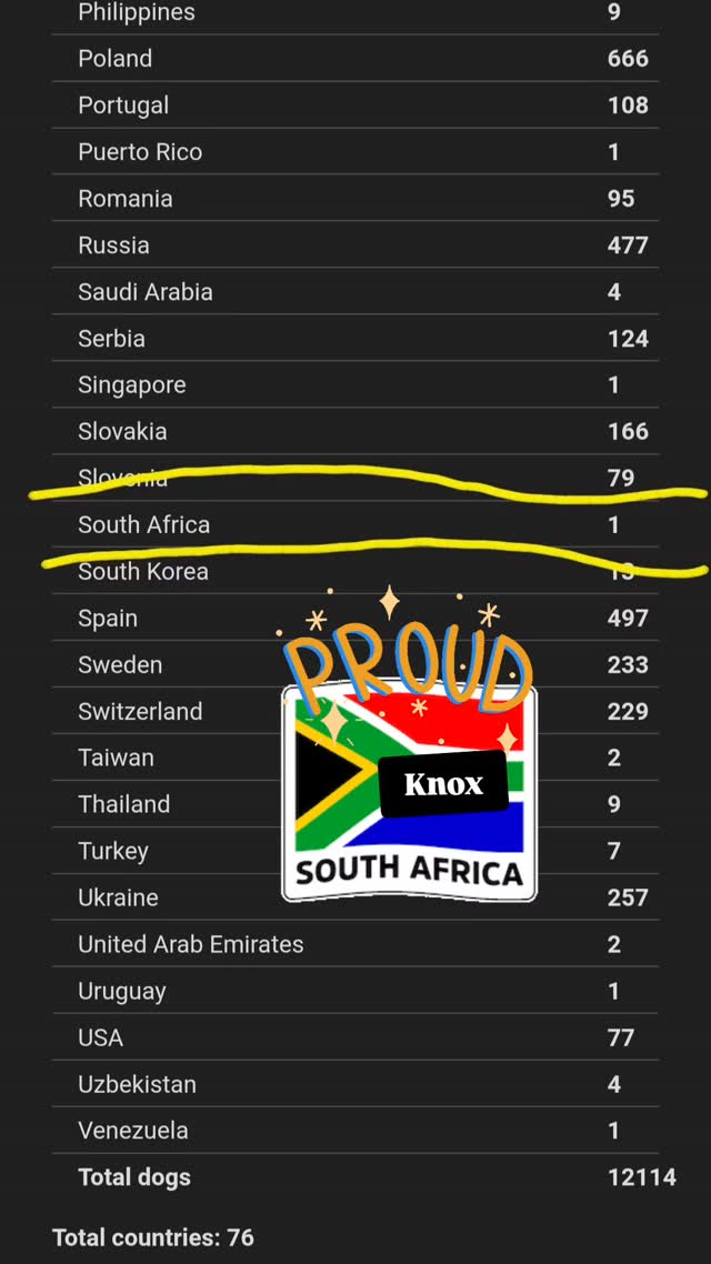 South Africa's Knox only dog entered from 🇿🇦
#worldchallengeoftopdogs2026 #wds2026🇮🇹 #teamKnox